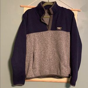 L.L. Bean sweater fleece pullover, size M